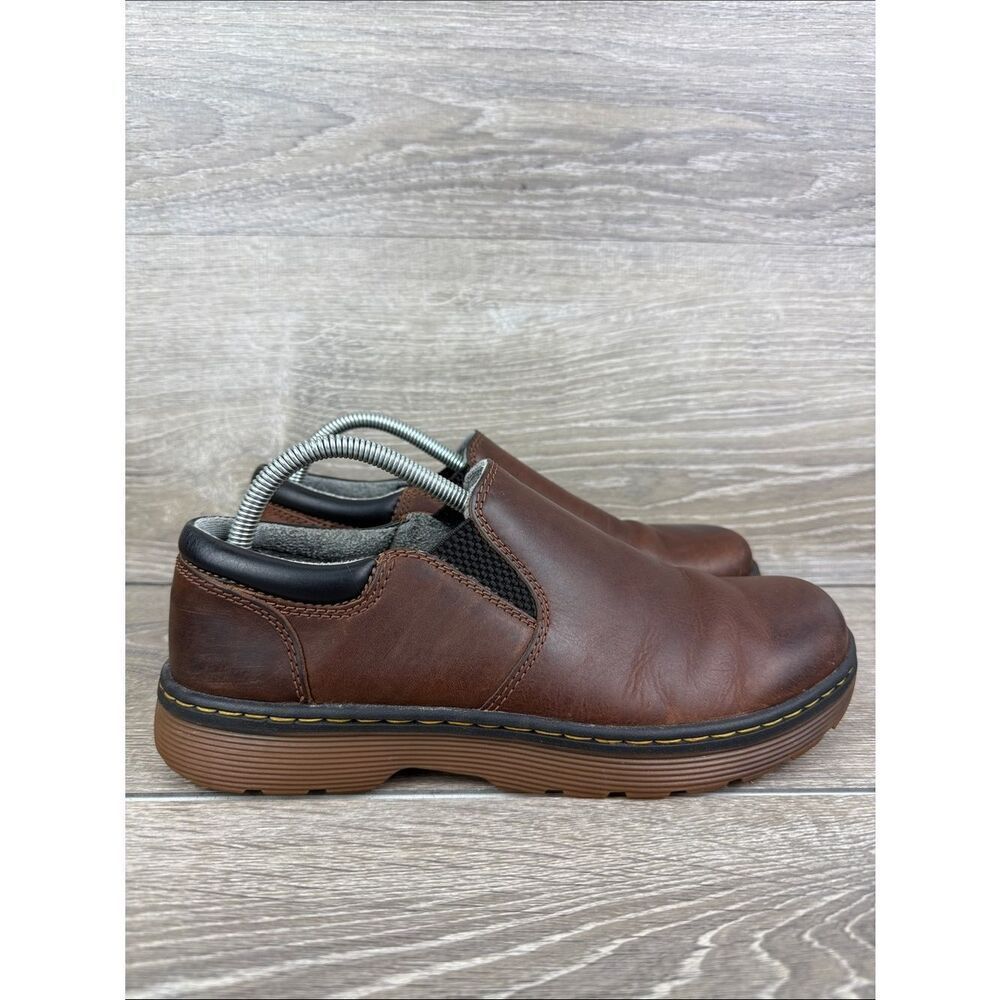 Dr Martens Tipton Slip On Men’s Sz 8/Women’s 9 Brown Leather Oxford Shoes